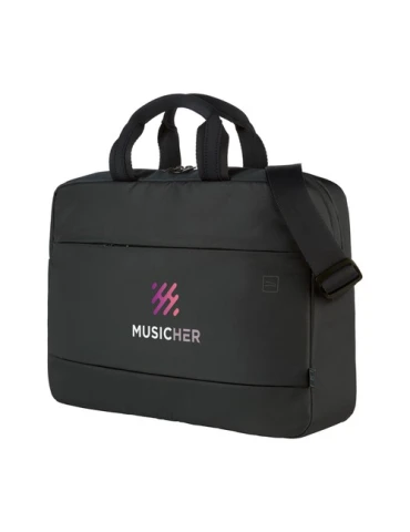 Tucano Global 2 Business Laptopbag 15,6 inch Matières : PET recyclé Couleurs : noir Contenance : 10,5 L 2