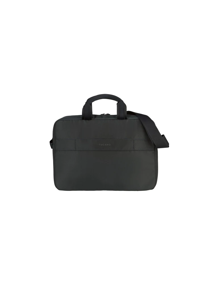 Tucano Global 2 Business Laptopbag 15,6 inch Matières : PET recyclé Couleurs : noir Contenance : 10,5 L marquage laser ultra pré