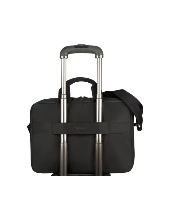Tucano Global 2 Business Laptopbag 15,6 inch Matières : PET recyclé Couleurs : noir Contenance : 10,5 L impression logo haute qu