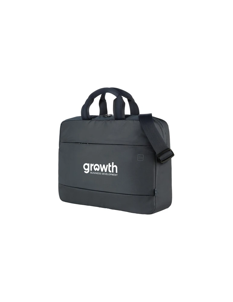 Tucano Global 2 Business Laptopbag 15,6 inch Matières : PET recyclé Couleurs : bleu foncé Contenance : 10,5 L cadeau entreprise 