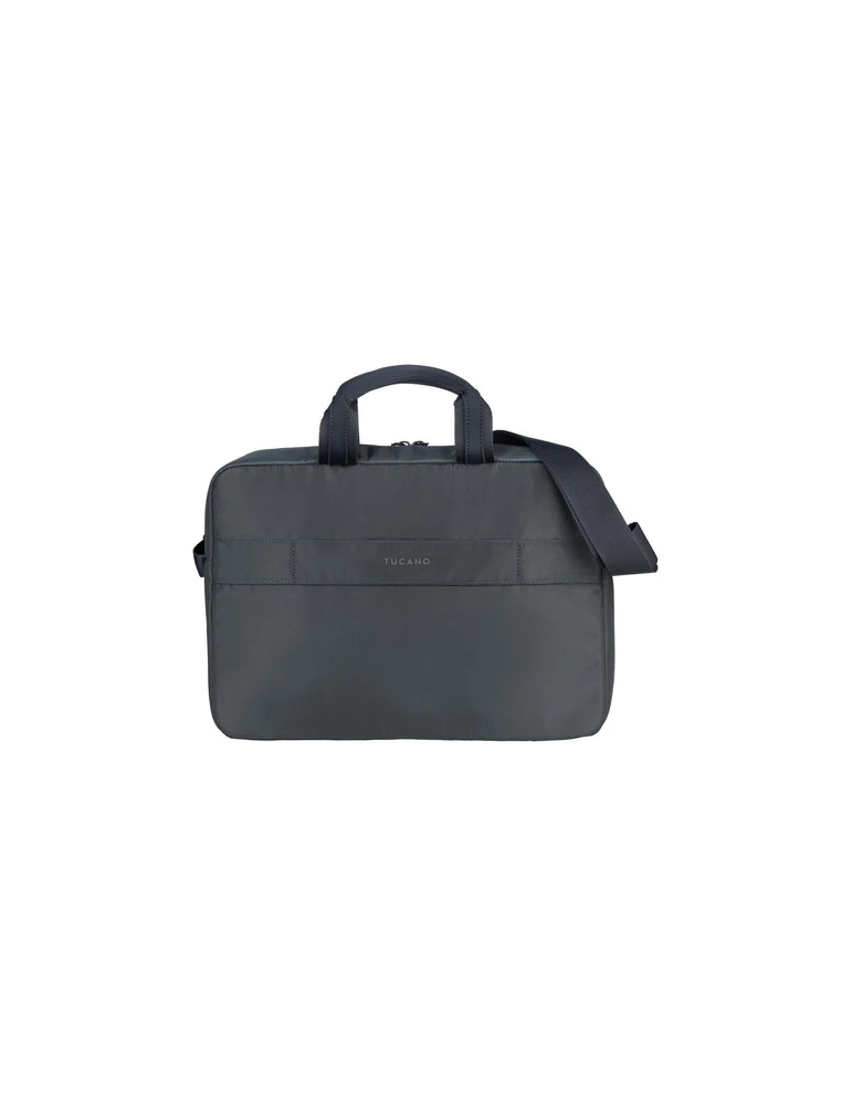 Tucano Global 2 Business Laptopbag 15,6 inch Matières : PET recyclé Couleurs : bleu foncé Contenance : 10,5 L impression haute d