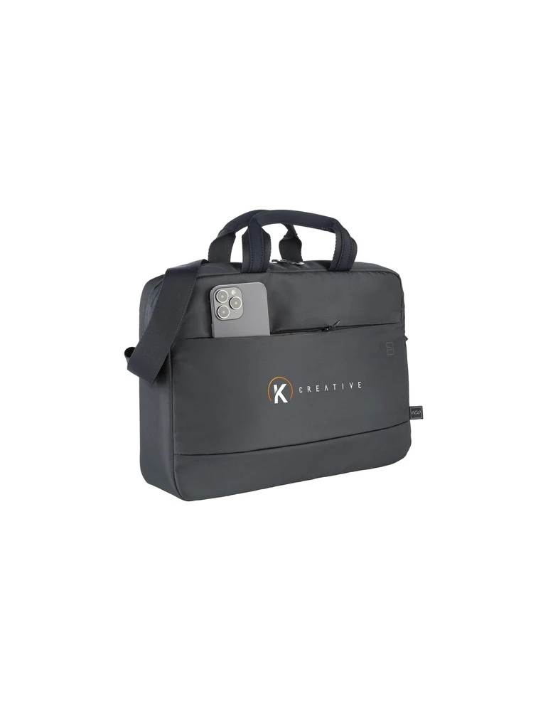 Tucano Global 2 Business Laptopbag 15,6 inch Matières : PET recyclé Couleurs : bleu foncé Contenance : 10,5 L objet promotionnel
