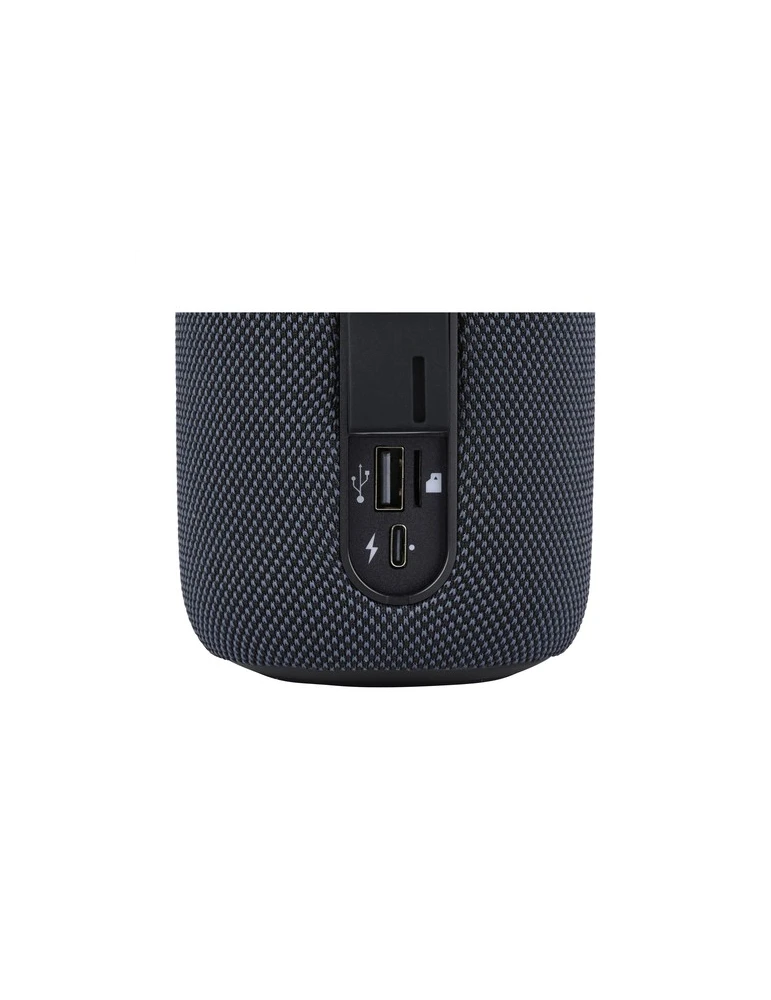 Halo Portable Bluetooth Speaker 16W Matières : silicone Couleurs : noir impression haute définition