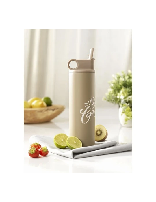 Bonny RCS Recycled Steel Sportflask 800 ml Matières : polypropylène (PP) Couleurs : beige Contenance : 800 ml personnalisation s