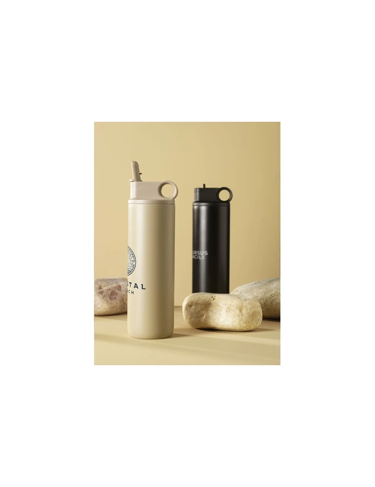 Bonny RCS Recycled Steel Sportflask 800 ml Matières : polypropylène (PP) Couleurs : beige Contenance : 800 ml personnalisable av
