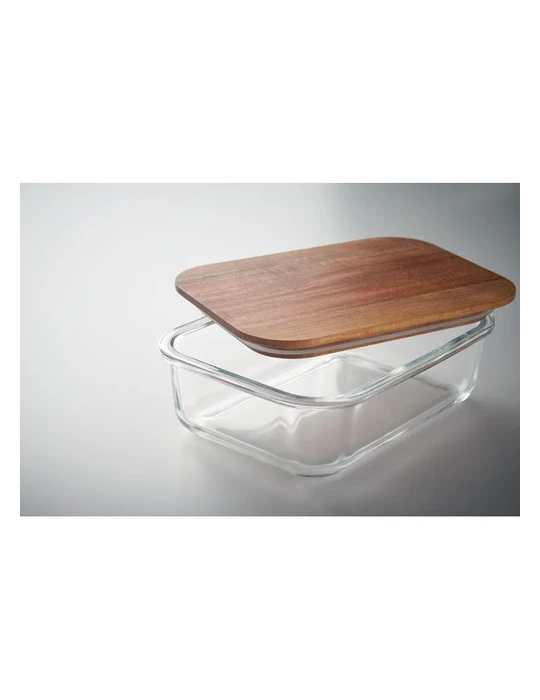 VITRIO LUNCH Lunch box en verre 800ml Matières : verre Couleurs : transparent cadeau entreprise pas cher