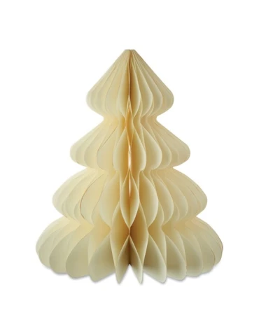 HARMOBIG Décoration de Noël en papier Matières : papier recyclé Couleurs : beige 2