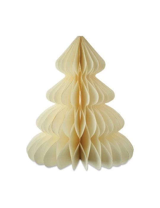 HARMOBIG Décoration de Noël en papier Matières : papier recyclé Couleurs : beige goodies publicitaire événementiel