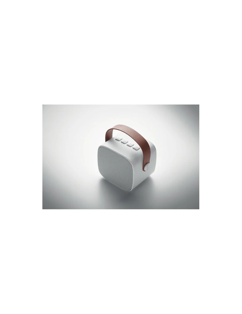KARASETA Enceinte sans fil 5W Couleurs : blanc cadeau collaborateur premium