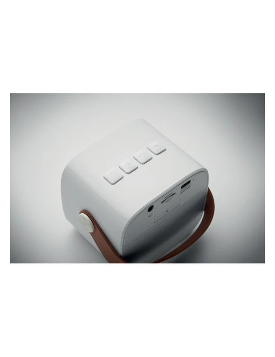 KARASETA Enceinte sans fil 5W Couleurs : blanc goodies entreprise design