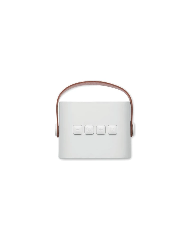 KARASETA Enceinte sans fil 5W Couleurs : blanc cadeau client original