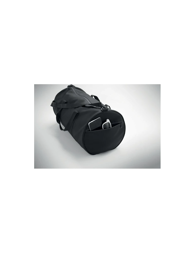 BANGKOK Sac de sport en 600D RPET Couleurs : noir objet promo petit budget