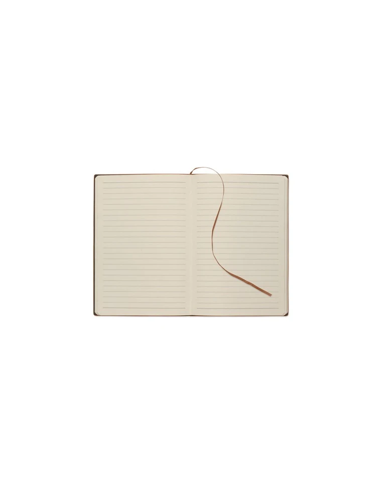 TINTRAY Carnet A5 effet patine Matières : papier recyclé Couleurs : marron objet promotionnel éco-responsable