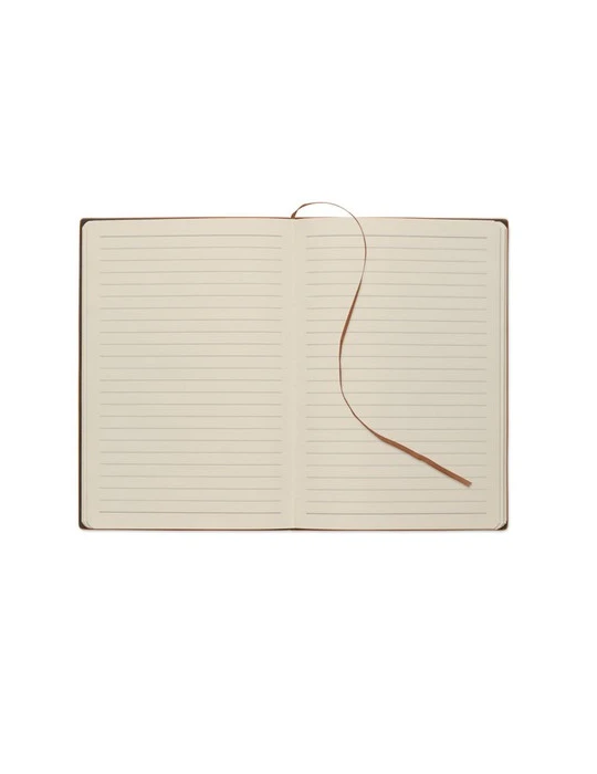 TINTRAY Carnet A5 effet patine Matières : papier recyclé Couleurs : marron objet promotionnel éco-responsable