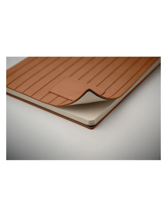 TINTRAY Carnet A5 effet patine Matières : papier recyclé Couleurs : marron goodies personnalisé en stock