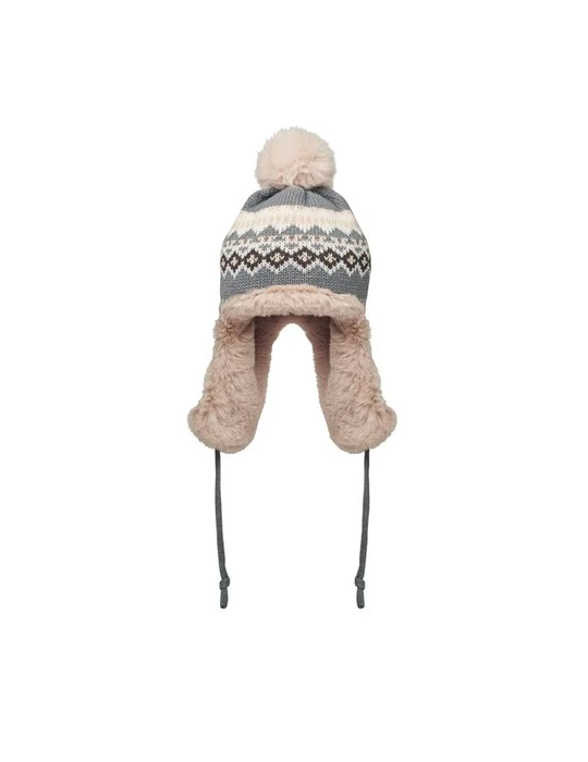 YULONG Bonnet avec caches-oreilles Matières : acrylique Couleurs : gris personnalisable avec votre logo