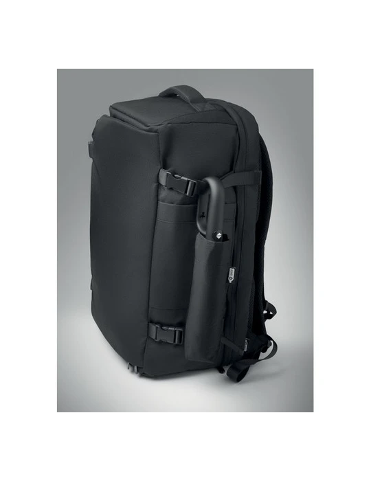 UMKRAB Parapluie tempête 21 pouces Matières : PET Couleurs : noir objet promotionnel éco-responsable