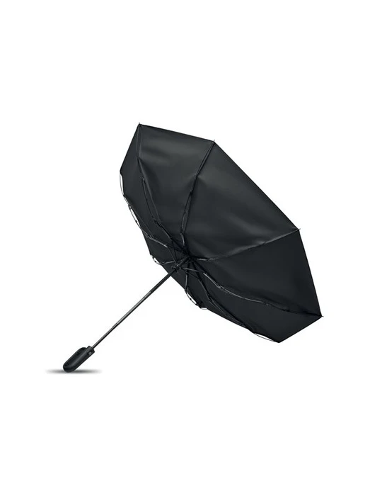 UMKRAB Parapluie tempête 21 pouces Matières : PET Couleurs : noir objet publicitaire robuste