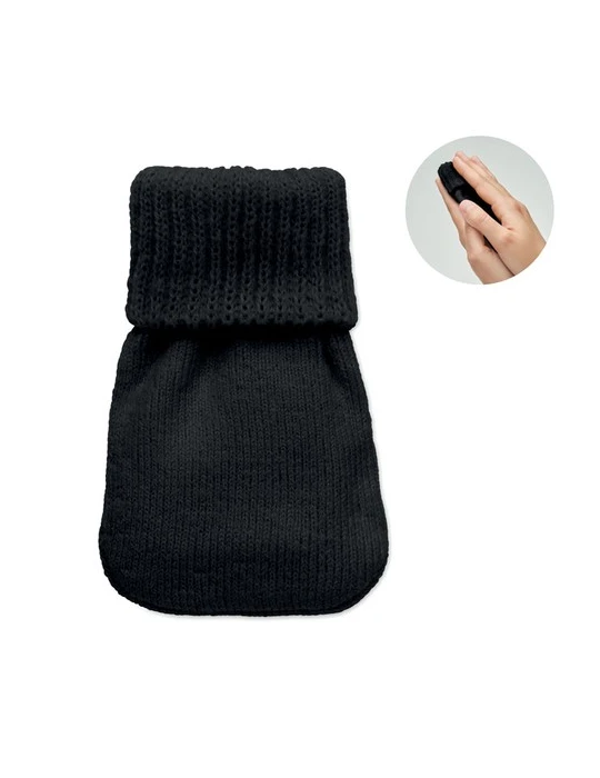 WARMMUFF Chaufferette polyester tricot Matières : PET Couleurs : noir