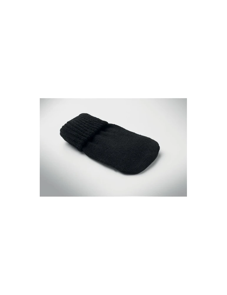 WARMMUFF Chaufferette polyester tricot Matières : PET Couleurs : noir cadeau client original