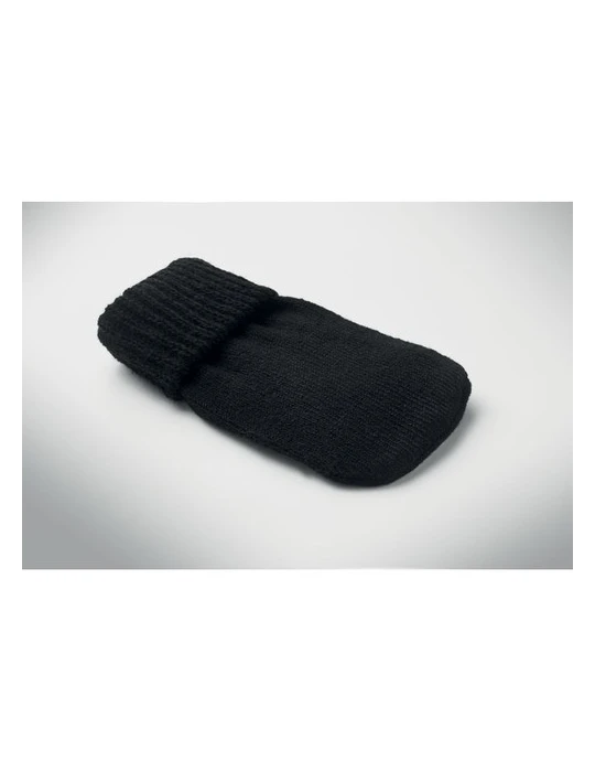 WARMMUFF Chaufferette polyester tricot Matières : PET Couleurs : noir cadeau client original