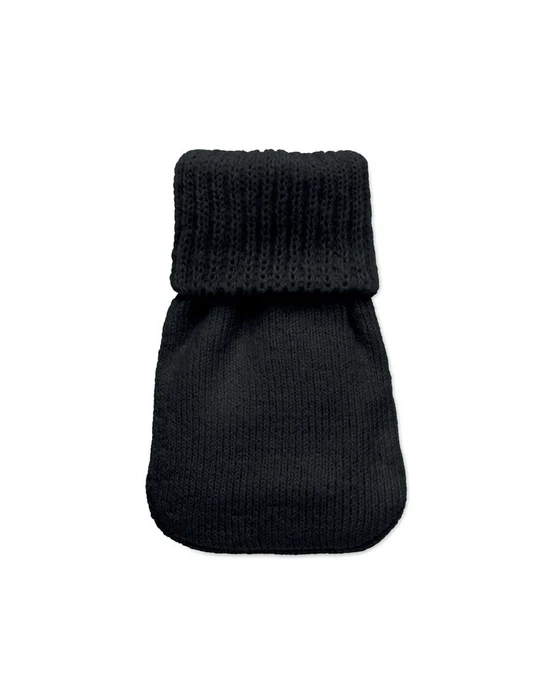 WARMMUFF Chaufferette polyester tricot Matières : PET Couleurs : noir objet promo petit budget