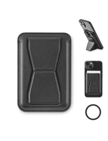 LEAMAG Porte-cartes magnétique en PU