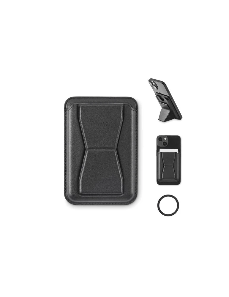 LEAMAG Porte-cartes magnétique en PU