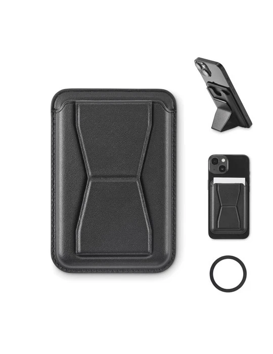 LEAMAG Porte-cartes magnétique en PU