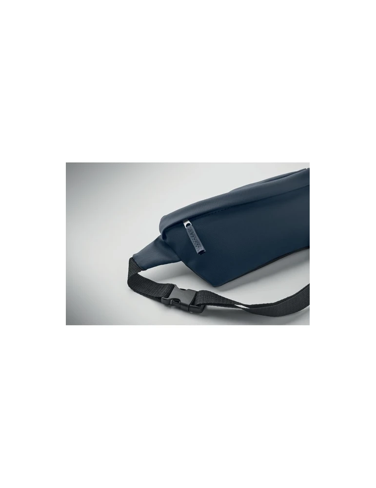 BANGKOK WAIST Sac banane en 600D RPET Couleurs : bleu goodies entreprise design