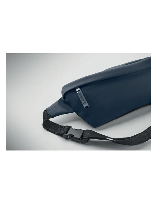 BANGKOK WAIST Sac banane en 600D RPET Couleurs : bleu goodies entreprise design