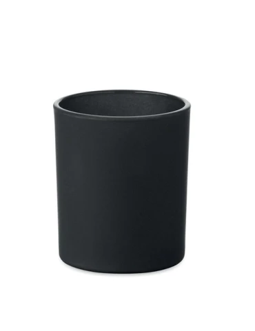 KIVAS WOOD Bougie en cire végétale 80 gr Matières : verre Couleurs : noir