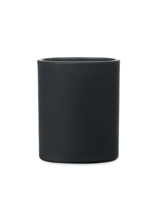 KIVAS WOOD Bougie en cire végétale 80 gr Matières : verre Couleurs : noir accessoire événementiel unique