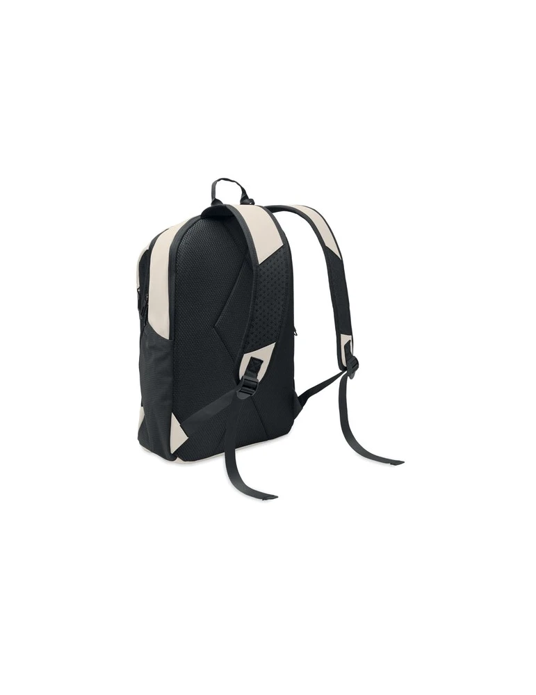 KOROVIN Sac à dos pour ordinateur 15" Couleurs : blanc cassé impression haute définition