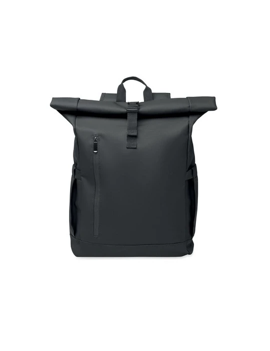 BANGKOK ROLL Sac à dos pour portable 600D Couleurs : noir personnalisable avec votre logo