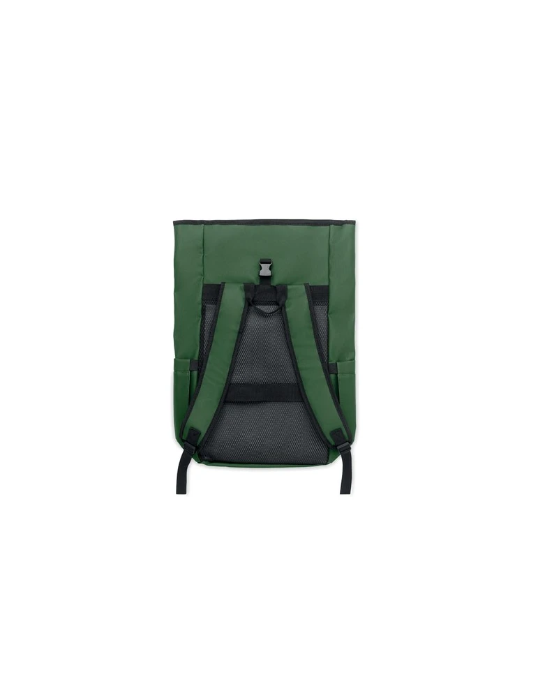 BANGKOK ROLL Sac à dos pour portable 600D Couleurs : vert foncé personnalisation sur mesure