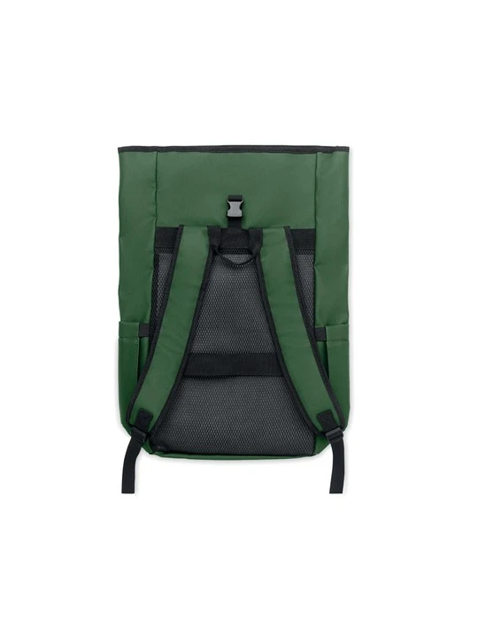 BANGKOK ROLL Sac à dos pour portable 600D Couleurs : vert foncé personnalisation sur mesure