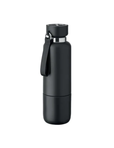 NOEKA Bouteille double paroi 500ml Couleurs : noir