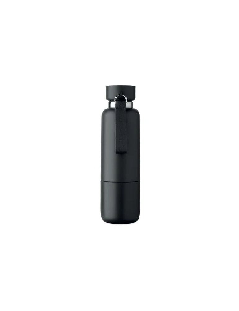 NOEKA Bouteille double paroi 500ml Couleurs : noir goodies personnalisé en stock