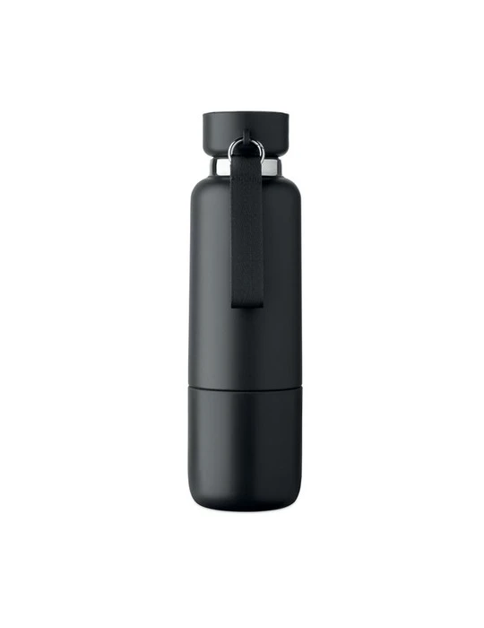 NOEKA Bouteille double paroi 500ml Couleurs : noir goodies personnalisé en stock
