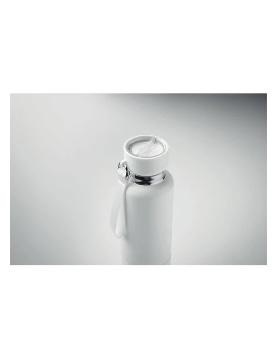 NOEKA Bouteille double paroi 500ml Couleurs : blanc impression haute définition