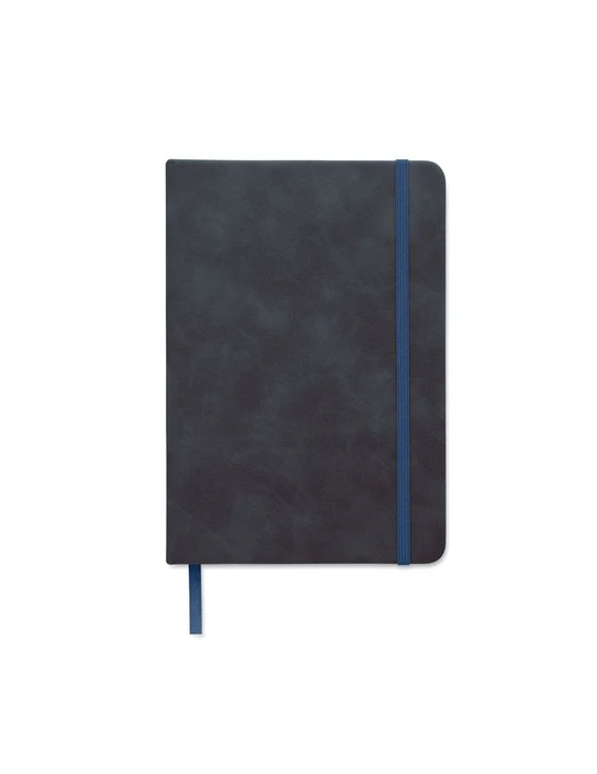 TINT Carnet A5 en PU effet patine Matières : papier recyclé Couleurs : bleu cadeau collaborateur premium