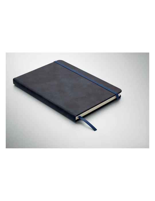 TINT Carnet A5 en PU effet patine Matières : papier recyclé Couleurs : bleu cadeau affaires élégant