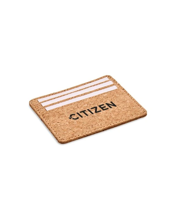 WALLK Porte-cartes en liège et RFID Couleurs : beige goodies publicitaire événementiel