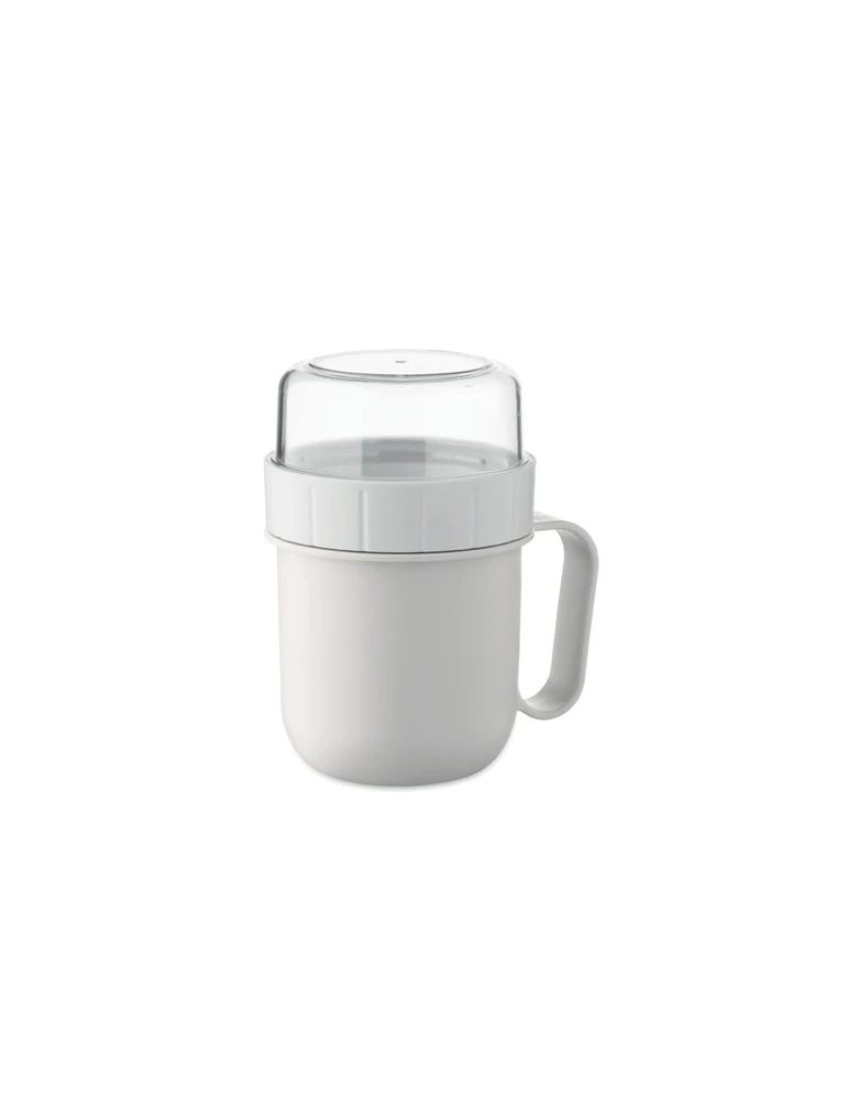 CUP ON GO Gobelet en PP 450 ml Couleurs : blanc personnalisable avec votre logo
