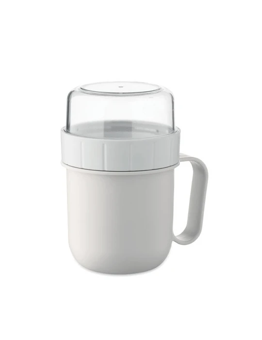 CUP ON GO Gobelet en PP 450 ml Couleurs : blanc personnalisable avec votre logo
