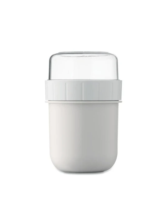 CUP ON GO Gobelet en PP 450 ml Couleurs : blanc cadeau client original
