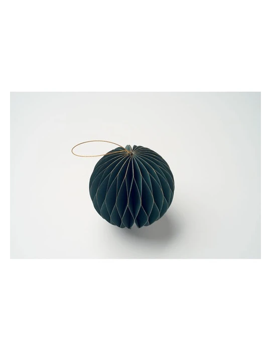 HARMOBAUBLE Porte-boules de Noël pliable Matières : papier recyclé Couleurs : vert cadeau client original