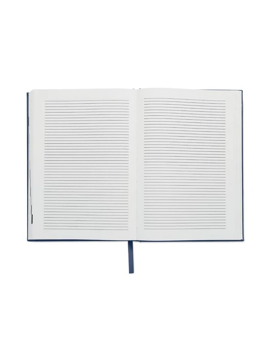 ROUTINE Agenda format A5 Matières : papier recyclé Couleurs : bleu marine goodies entreprise design