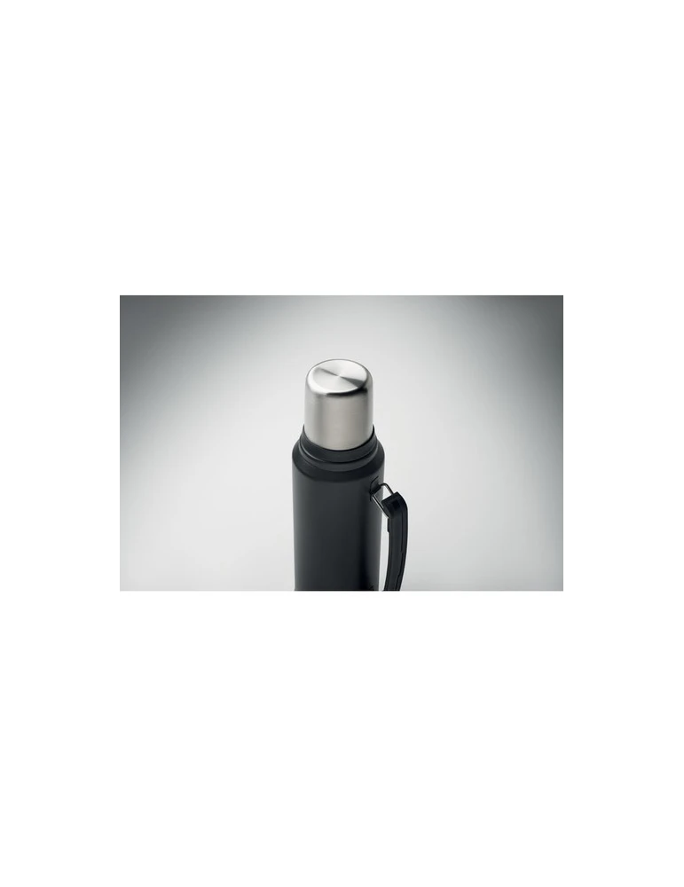 NYIMA Bouteille à double paroi 1L Couleurs : noir objet promotionnel éco-responsable